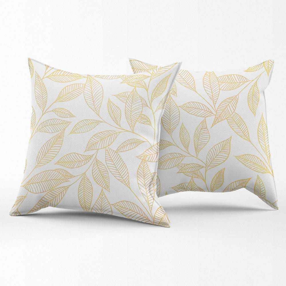 Line Art yellow Cushion Cover