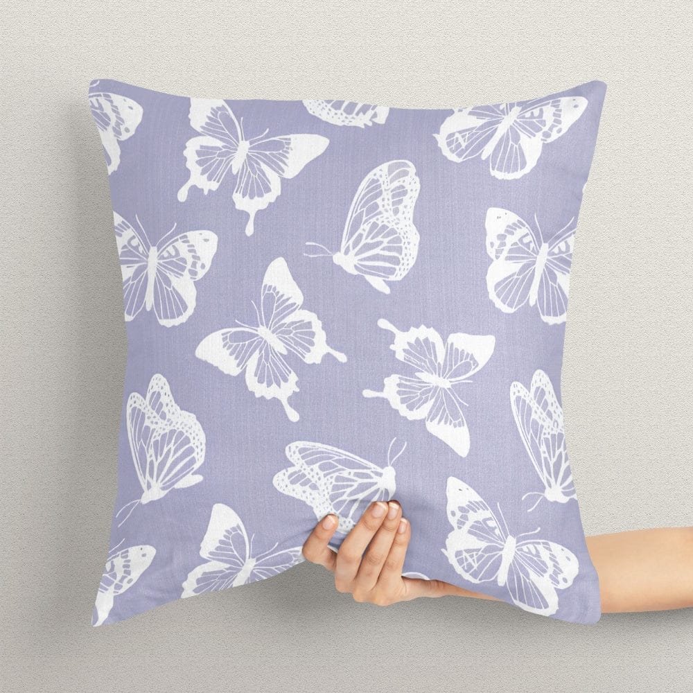 Lilac Butterfly Cushion Cover