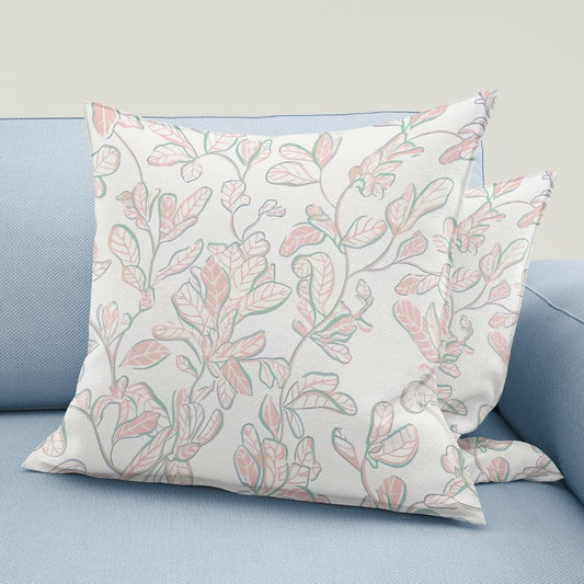 Leaf Canopy Blush Cushion Cover