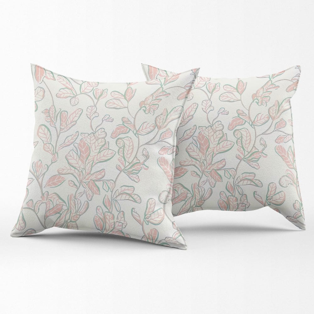 Leaf Canopy Blush Cushion Cover