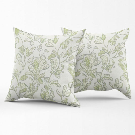 Leaf Canopy Green Cushion Cover