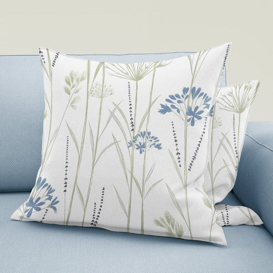 Wild whisper Blue Cushion Cover