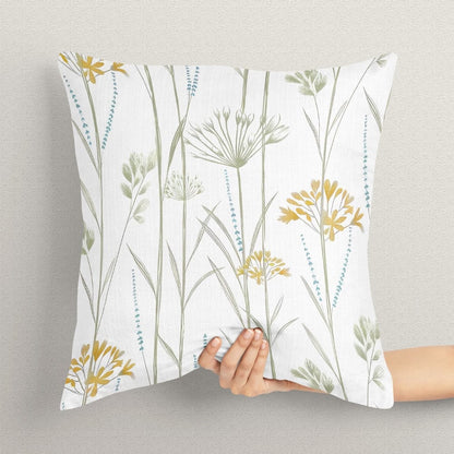 Wild Whisper Yellow Cushion Cover