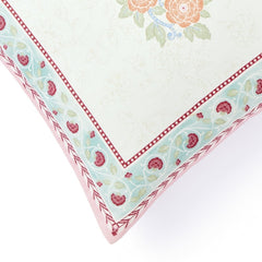 Orchid Courtyard Charm 100% Cotton Cushion Covers, Pack of 2 - Cushion Covers | haus & kinder