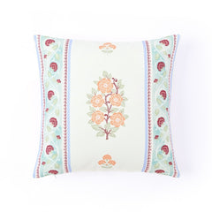 Orchid Courtyard Charm 100% Cotton Cushion Covers, Pack of 2 - Cushion Covers | haus & kinder