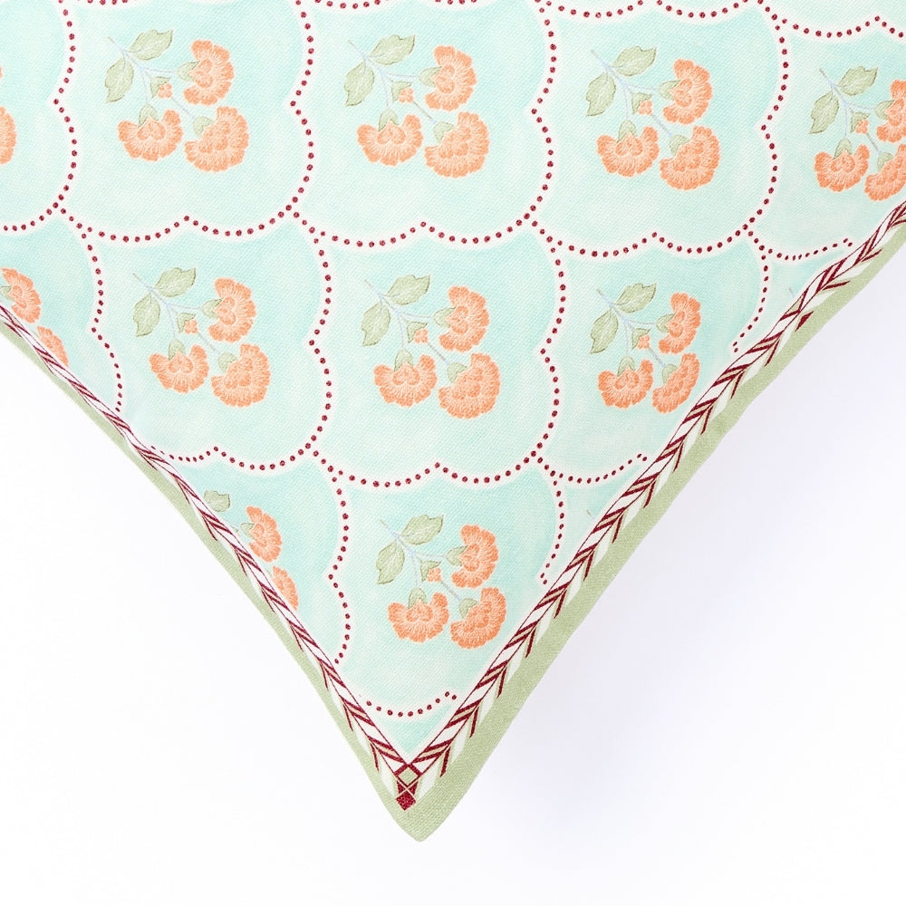 Blossom Court 100% Cotton Cushion Covers, Pack of 3