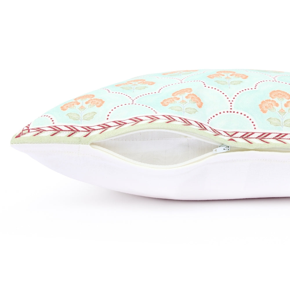 Blossom Court 100% Cotton Cushion Covers, Pack of 3