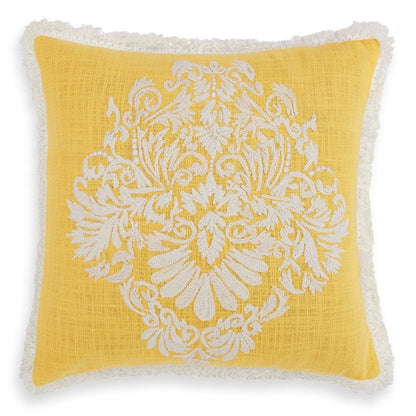 Embroidered Decorative Cushion Cover, Regal Radiance