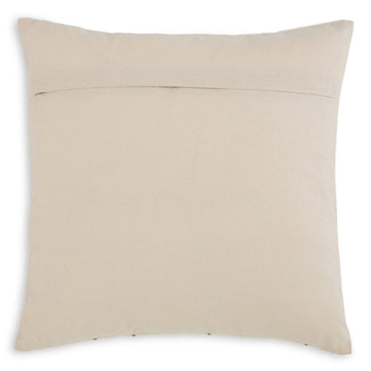 Embroidered Decorative Cushion Cover,  Blush Bloomscape (Coral)
