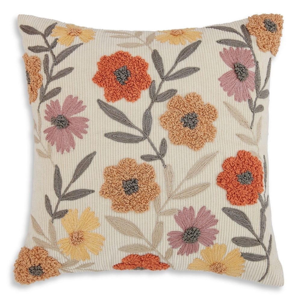 Embroidered Decorative Cushion Cover, Autumn Garden