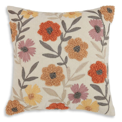 Embroidered Decorative Cushion Cover, Autumn Garden