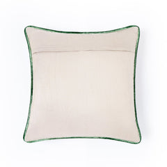Rose Bower Embroidered Cushion Cover Pack of 1, Pink - Cushion Covers | haus & kinder