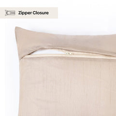Ochre Spire Embroidered Cushion Cover Pack of 1, Mustard - Cushion Covers | haus & kinder