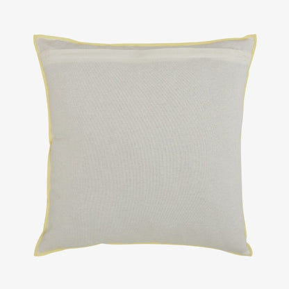 Embroidered Decorative Cushion Cover, Honeydew Harmony