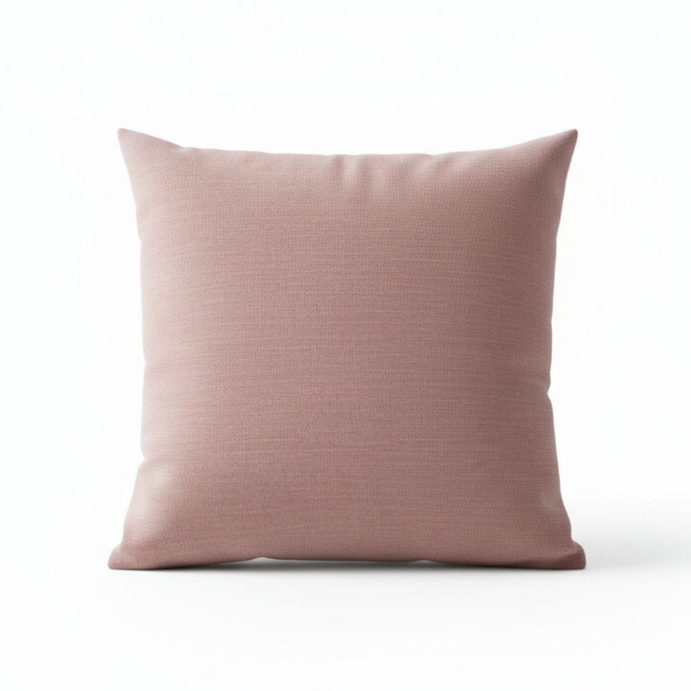 Earthstone Cotton Solid Cushion Covers, Oil Green & Pink Stone