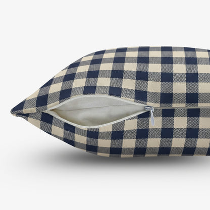 Earthstone Cotton Solid Cushion Covers, Blue