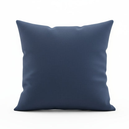 Earthstone Cotton Solid Cushion Covers, Blue