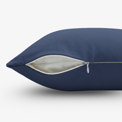 Earthstone Cotton Solid Cushion Covers, Blue