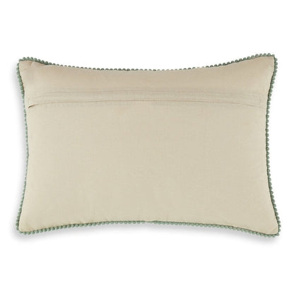 Embroidered Decorative Cushion Cover,Golden Bloom Garden