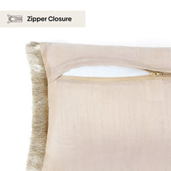 Meadowbrook Wing Embroidered Cushion Cover Pack of 1, Beige - Cushion Covers | haus & kinder
