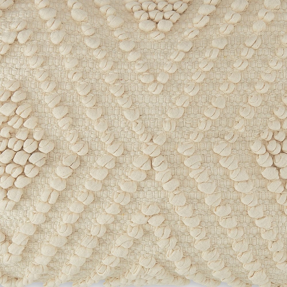 Knotted Loop Cushion Cover, Woven Cascade