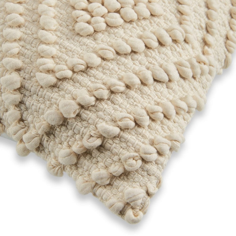 Knotted Loop Cushion Cover, Woven Cascade