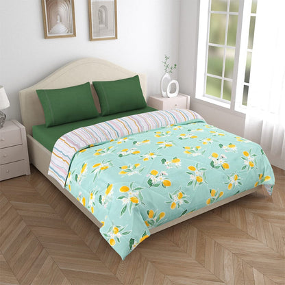 Microfibre Reversible Comforter, Citrus Breeze