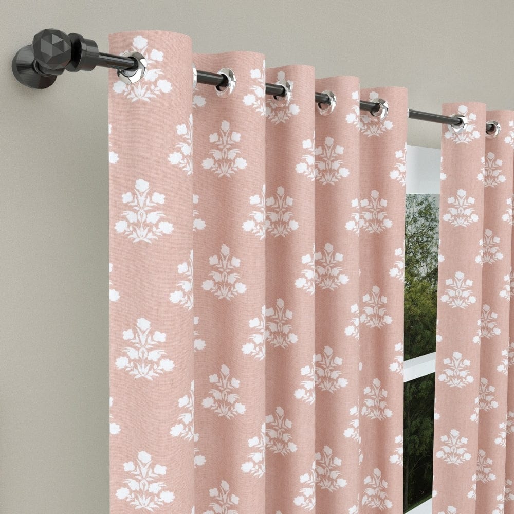 Clay Flower Feilds Curtain Set