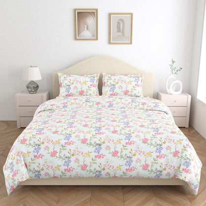 Climber 100% Cotton King Size Bedsheet, 186 TC