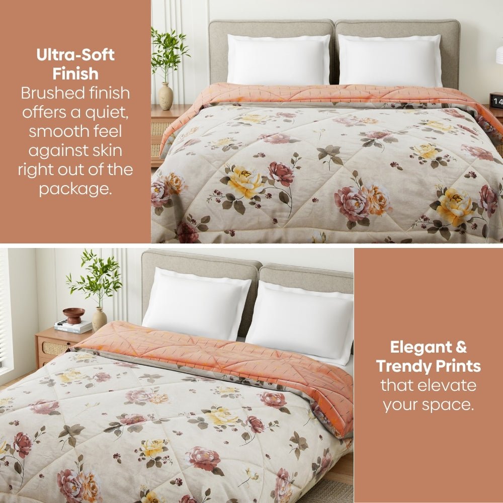 Rosabelle Printed Comforter, (150 GSM) - Comforter | haus & kinder