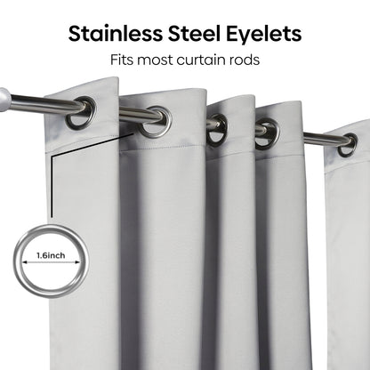 Blackout Panel Digital Printed Pack Of 2 Curtain, Teal