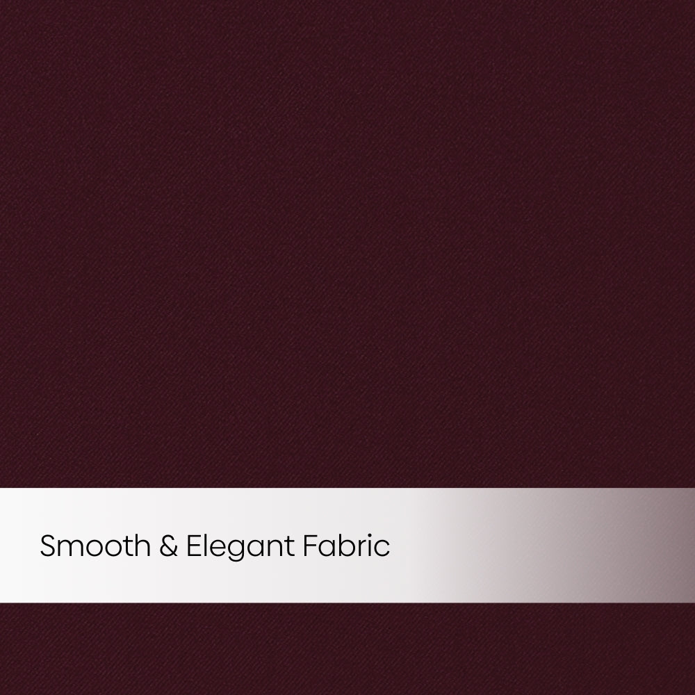 Blackout Solid Essential Drape Pack Of 2 Curtain, Wine