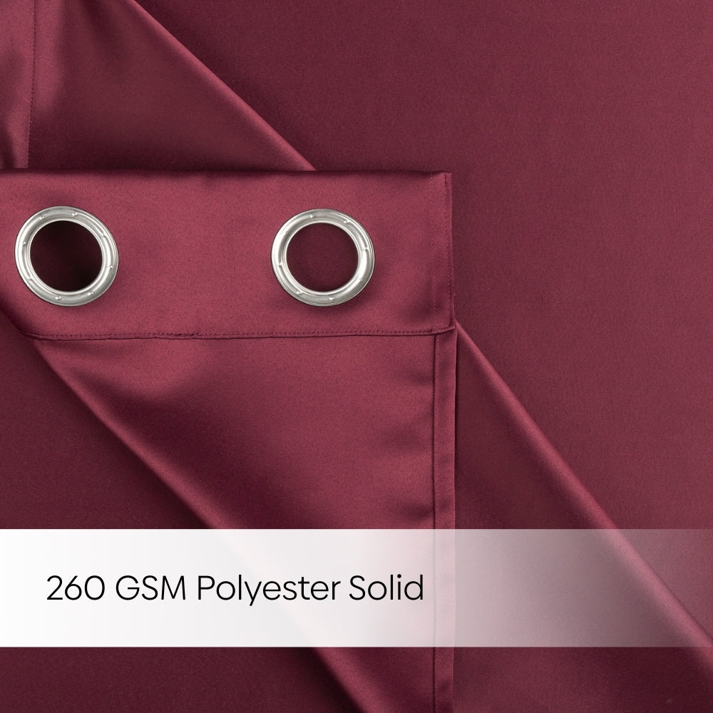 Blackout Solid Essential Drape - Pack of 2 Curtains