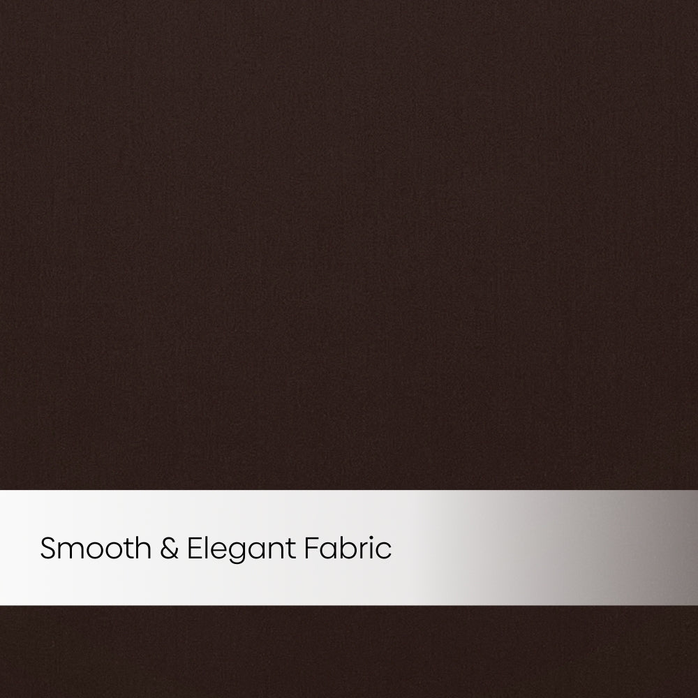 Blackout Solid Essential Drape Pack Of 2 Curtain, Mocha