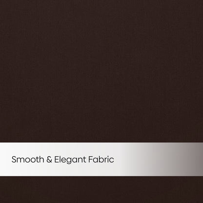 Blackout Solid Essential Drape Pack Of 2 Curtain, Mocha