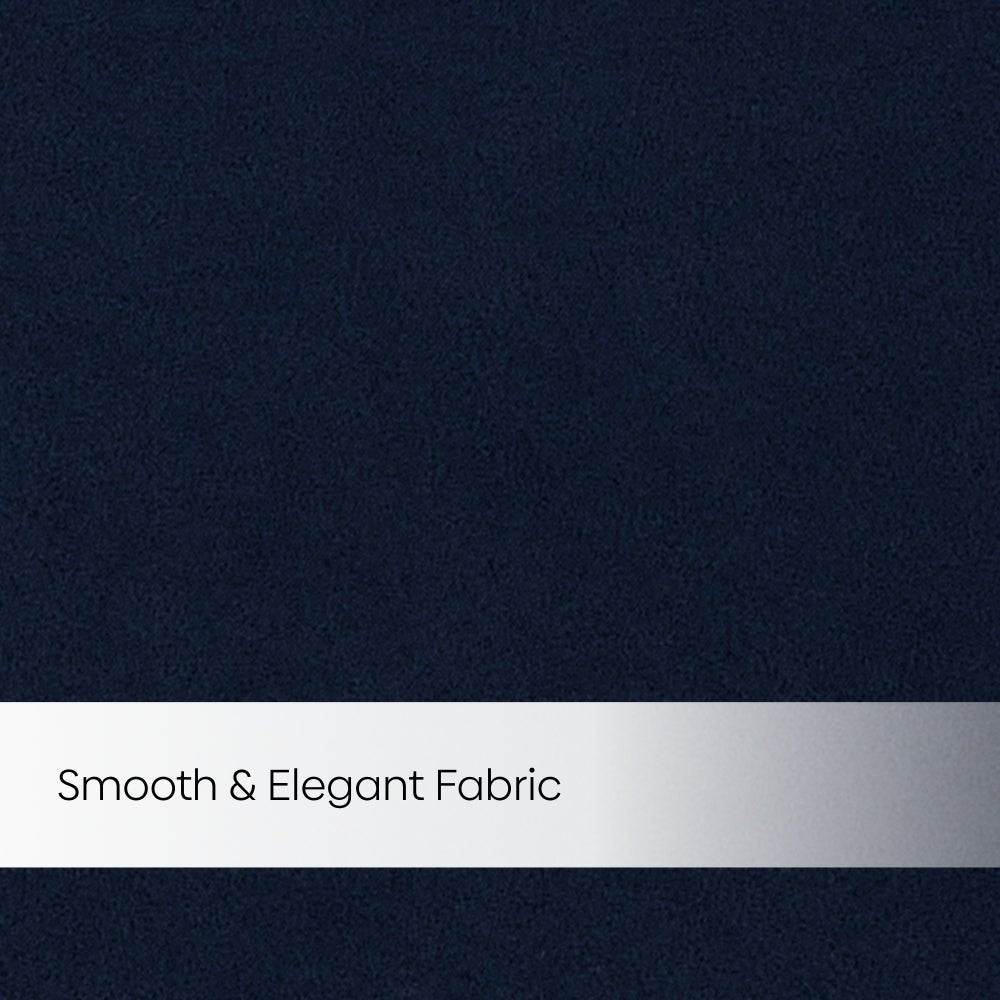Blackout Solid Essential Drape Pack Of 2 Curtain, Navy - Blackout Curtains | haus & kinder