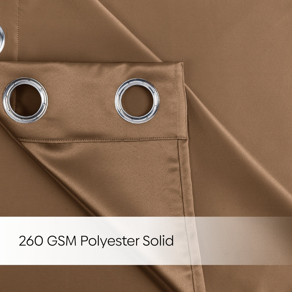 Blackout Solid Essential Drape - Pack of 2 Curtains