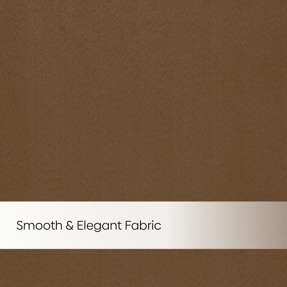 Blackout Solid Essential Drape Pack Of 2 Curtain, Taupe