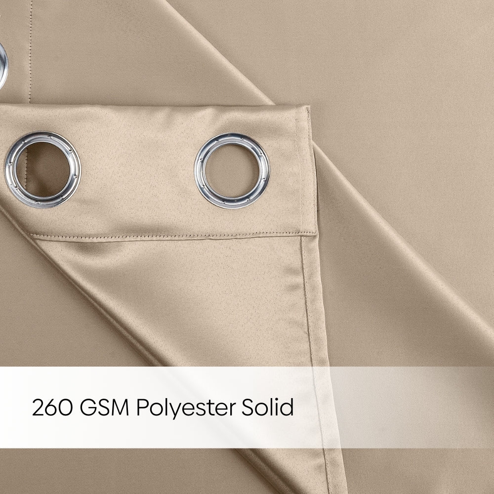 Blackout Solid Essential Drape - Pack of 2 Curtains