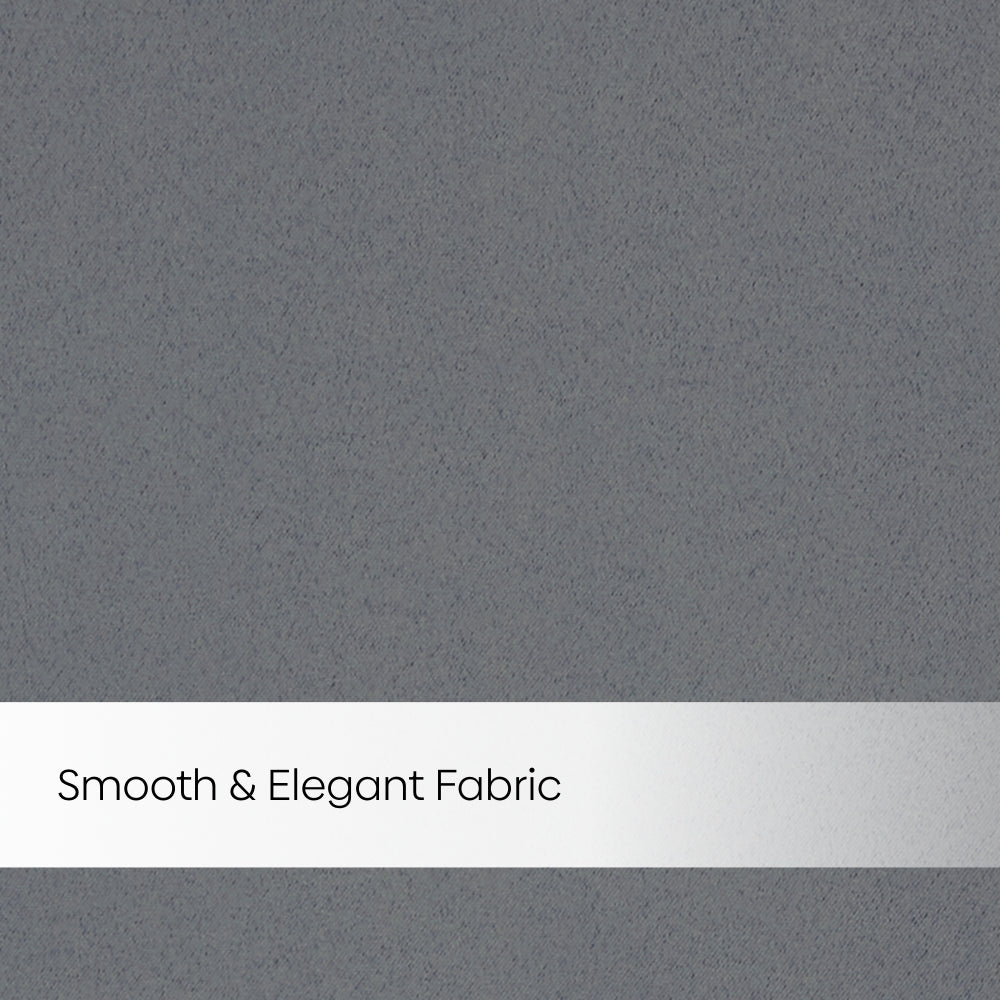 Blackout Solid Essential Drape Pack Of 2 Curtain, Cloud Grey