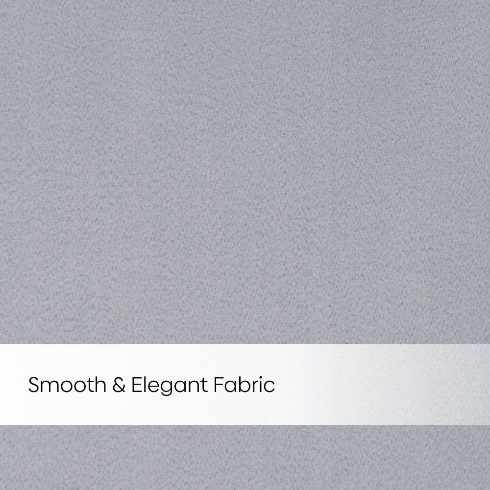 Blackout Solid Essential Drape Pack Of 2 Curtain, Ash Grey