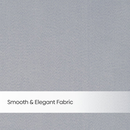 Blackout Solid Essential Drape Pack Of 2 Curtain, Ash Grey