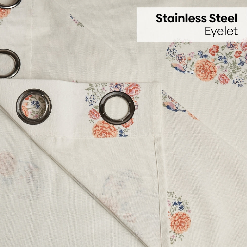 Cotton Printed Curtain Paisley, Multi