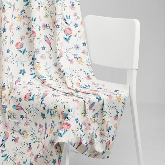 Cotton Printed Pack Of 2 Curtain Exotic Wings, Multicolor