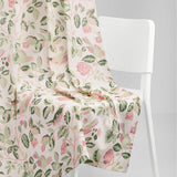 Cotton Printed Pack Of 2 Curtain Curtain Pastel Aviary, Green - Cotton Printed Curtains | haus & kinder
