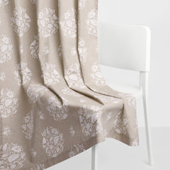 Cotton Printed Pack Of 2 Curtain Whispering Songbird Beige - Cotton Printed Curtains | haus & kinder