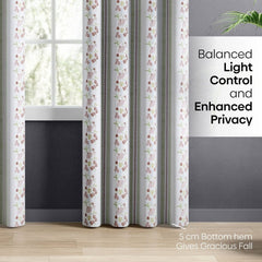 Cotton Printed Pack Of 2 Curtain Maison Fleurée Multicolor - Cotton Printed Curtains | haus & kinder