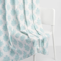 Cotton Printed Pack Of 2 Curtain Curtain Ciel Botanique Blue - Cotton Printed Curtains | haus & kinder