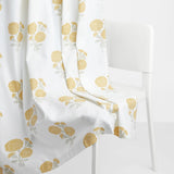 Cotton Printed Pack Of 2 Curtain Curtain Soleil Botanique Yellow