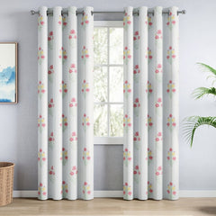 Cotton Printed Pack Of 2 Curtain Meadow of Petals Multicolor - Cotton Printed Curtains | haus & kinder